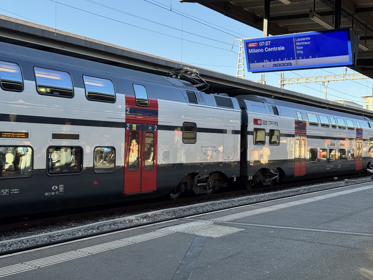 スイス旅行といえば鉄道旅行